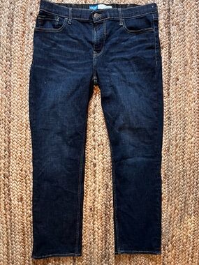 Dark Indigo Men’s Straight-Leg Jeans
